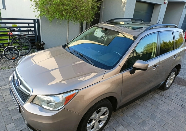 Subaru Forester cena 50900 przebieg: 148000, rok produkcji 2015 z Warszawa małe 172